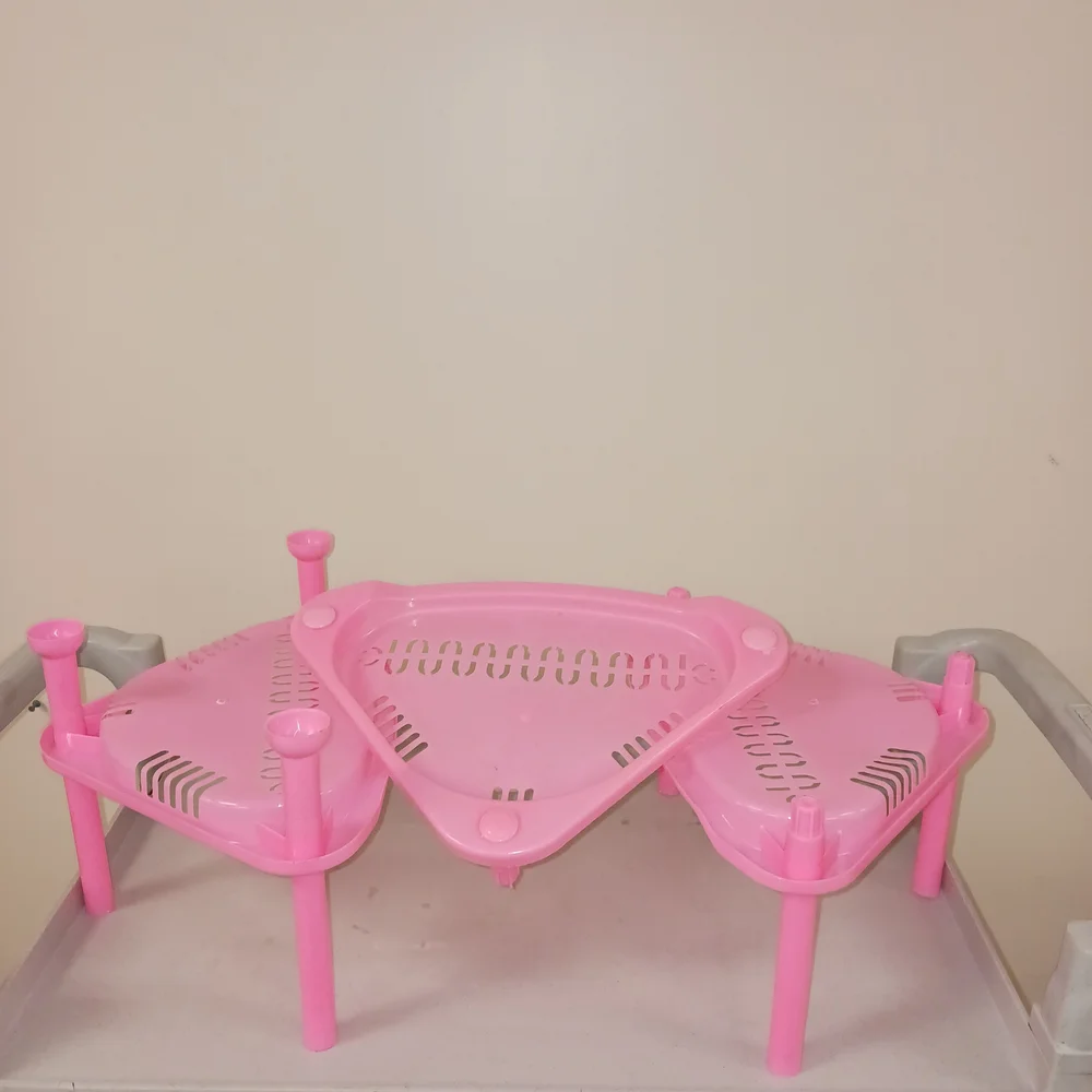 Pink Corner Shelf Organizer
